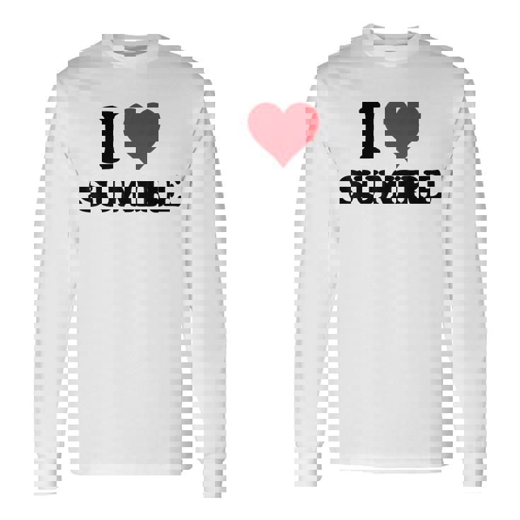 I Heartumire 名 I Love パーソナライズ 長袖Tシャツ ギフトのアイデア