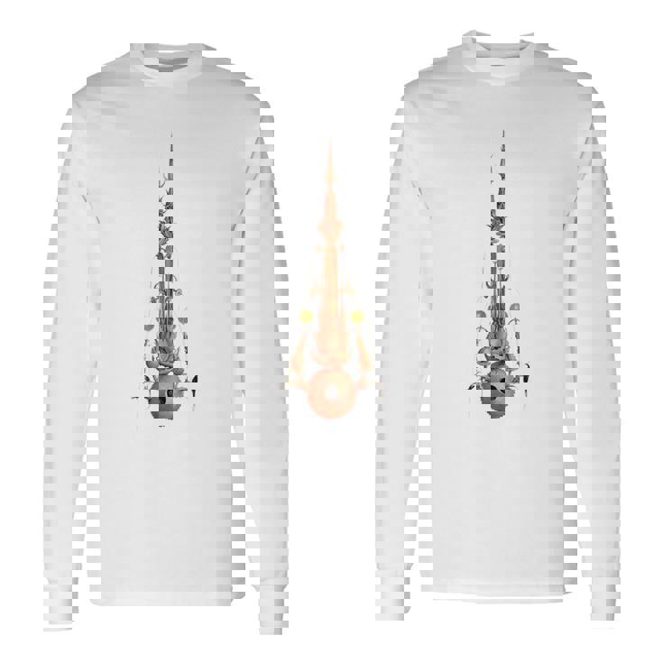 Hieronymus Bosch 生命の塔 地上の喜びの庭 長袖Tシャツ