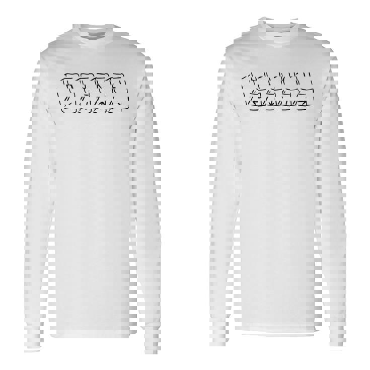 Hjklim ナビゲーションキーボードキーim Neovimファン用 長袖Tシャツ