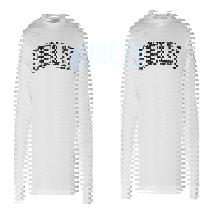 Hurley Ms ビンテージ アスレチック スポーツ Jsn2 ネイビープリント 長袖Tシャツ ギフトのアイデア