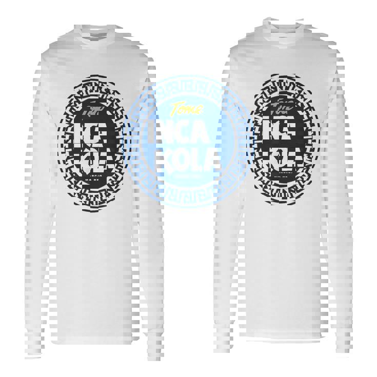 Inca Kola ペルーゴールデンコーラ バブルガム クリームソーダ 長袖Tシャツ