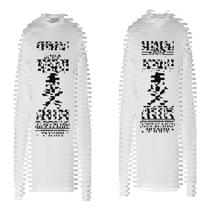 Ingeniero Químico Ingeniería En Ciencias Camiseta de manga larga