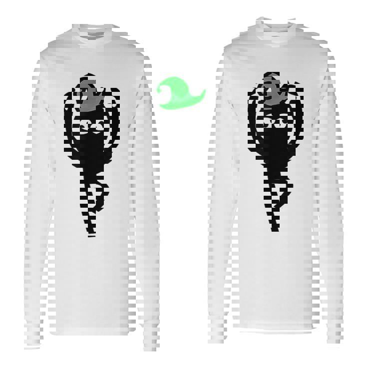 Inscryption ダンシング魔法使いホラーカードゲーム ハロウィン 怖い 長袖Tシャツ