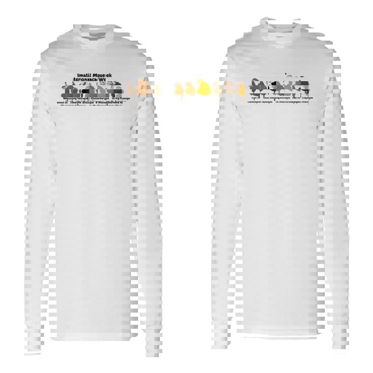 International Macaque Week 2024Er1 長袖Tシャツ