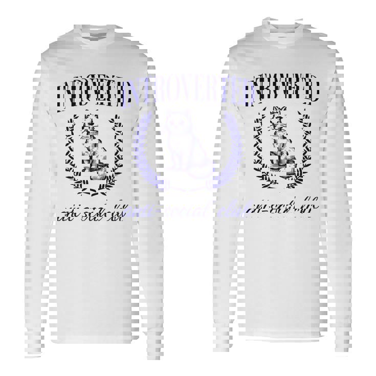 Introverted Antiocial Club 長袖tシャツ 長袖Tシャツ