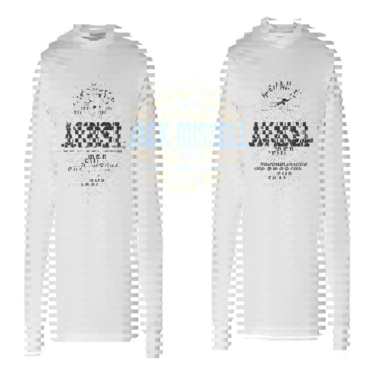 Jack Russell Terrier ヴィンテージジャック・ラッセル・テリア 長袖Tシャツ