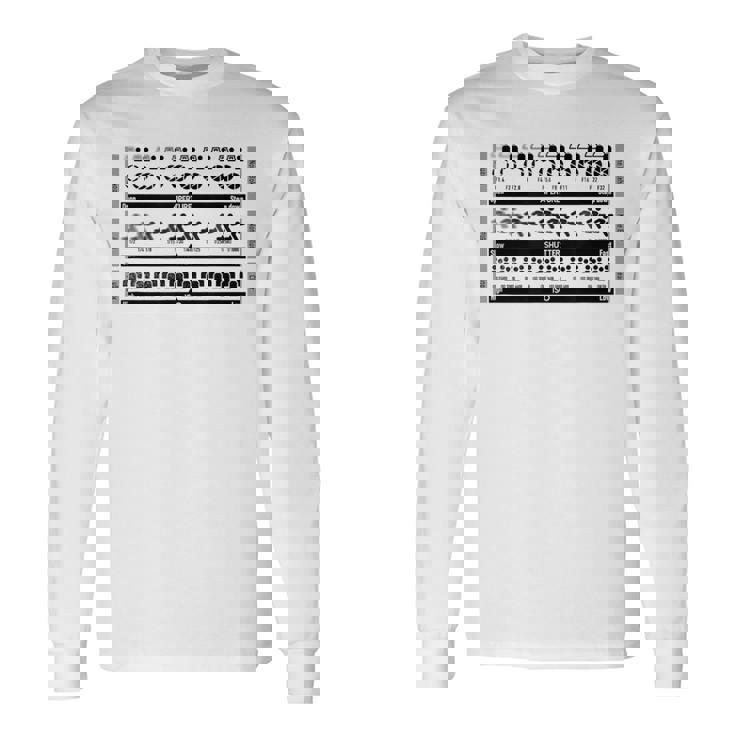 Kenko 写真用語シリーズ 「絞り・シャッタースピード・Iso感度」［ 前面デザイン］ 長袖Tシャツ