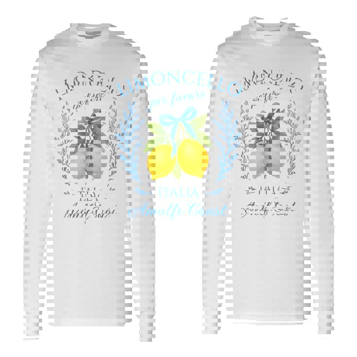 Limoncello Per Favore レモン 夏 イタリア 長袖Tシャツ