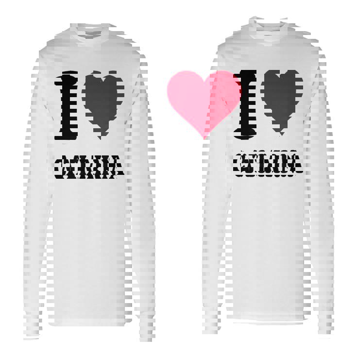 I Love Catharina 長袖Tシャツ