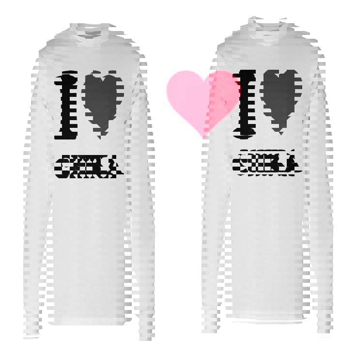 I Love Chika 長袖Tシャツ