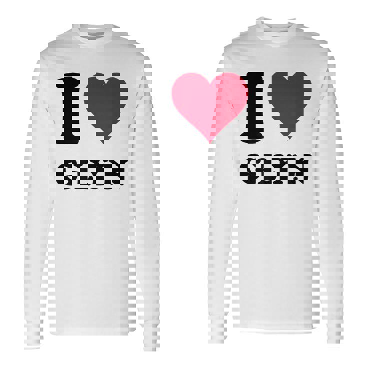 I Love Glyn 長袖Tシャツ