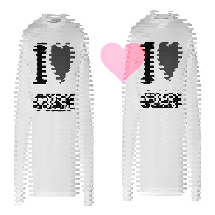 I Love Guam 長袖Tシャツ