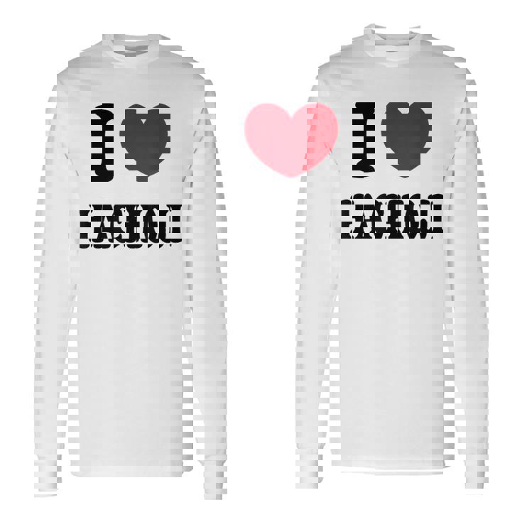 I Love Hachioji 八王子大好き 長袖Tシャツ