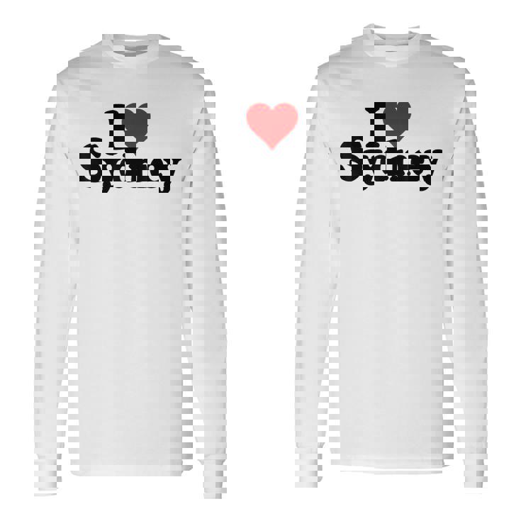 I Love Heartydneyyd Namee Australia 長袖Tシャツ
