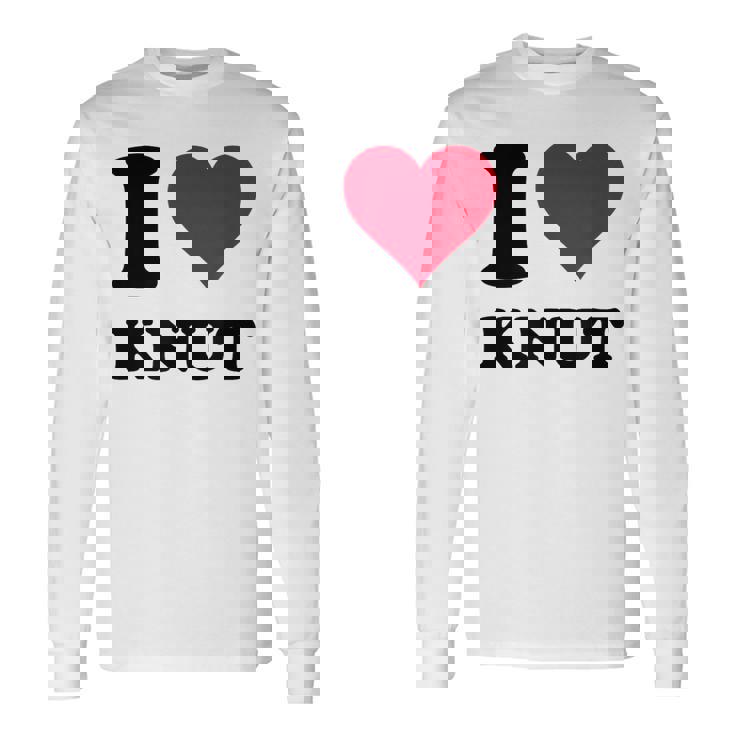 I Love Knut 長袖Tシャツ