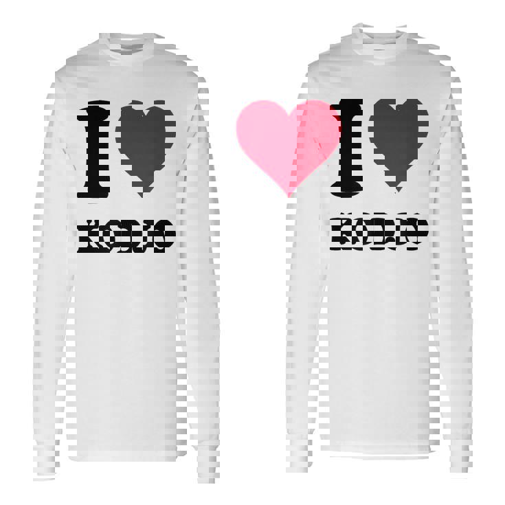 I Love Kodjo 長袖Tシャツ