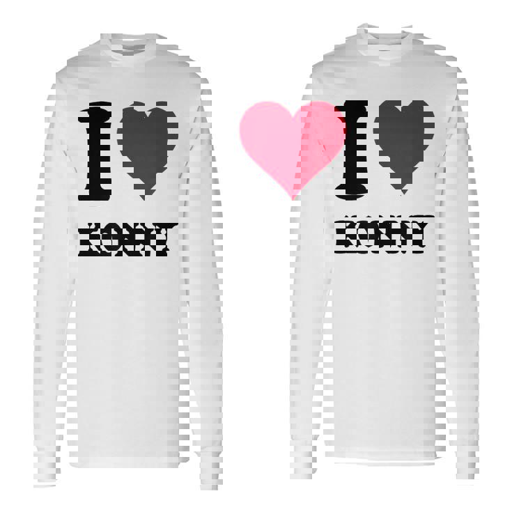 I Love Konny 長袖Tシャツ ギフトのアイデア