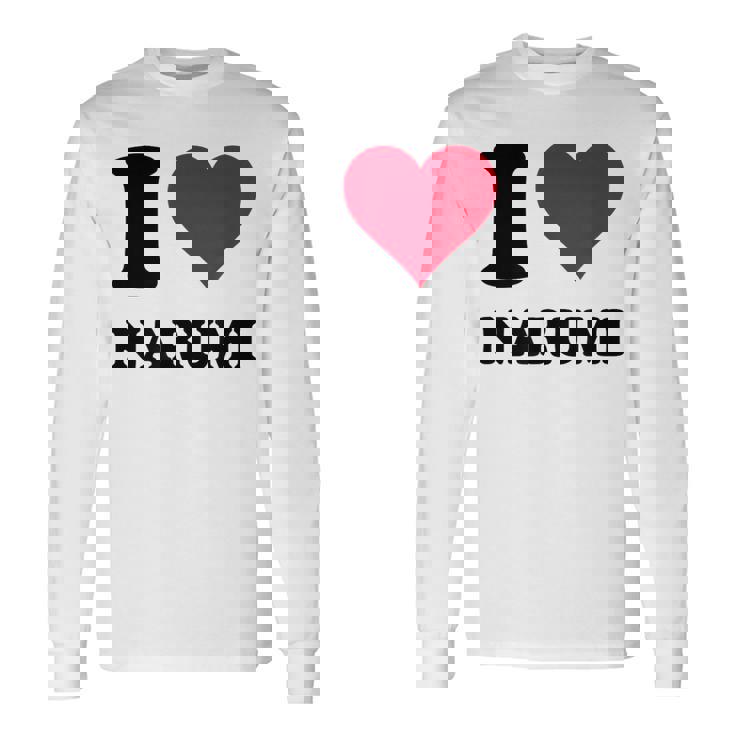 I Love Narumi 長袖Tシャツ