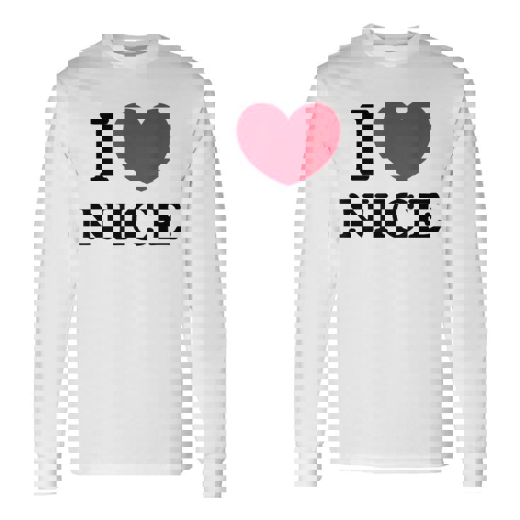 I Love Nice アイ・ラブ・ニース 長袖Tシャツ