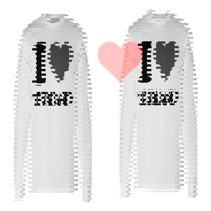 I Love Thailand 長袖Tシャツ