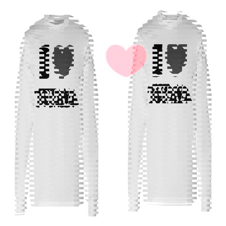 I Love Toyama 富山大好き 長袖Tシャツ