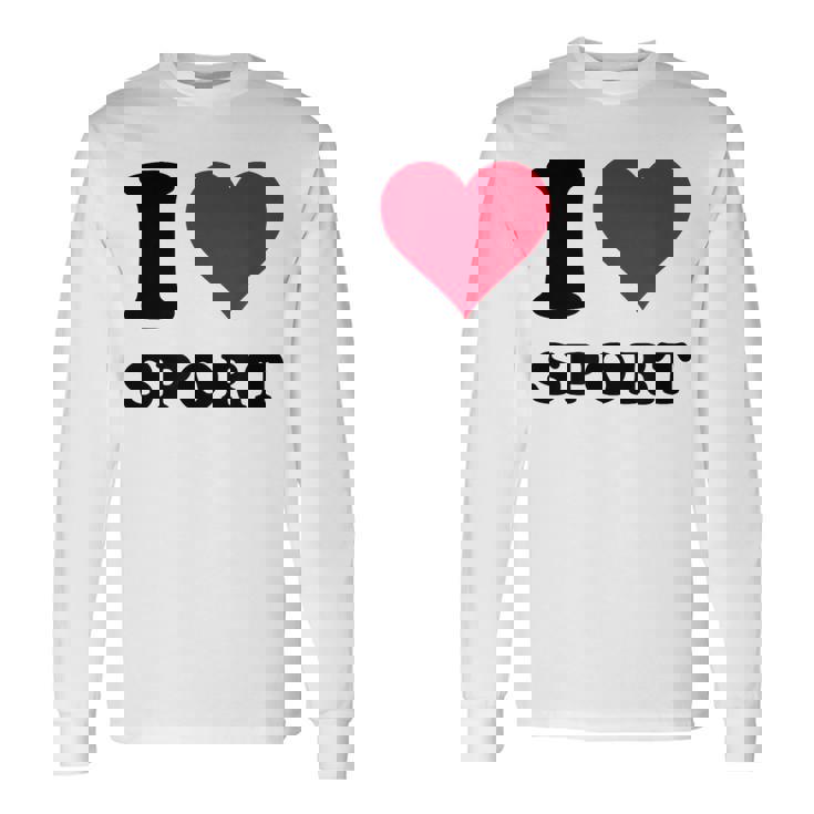 I Loveports 長袖Tシャツ