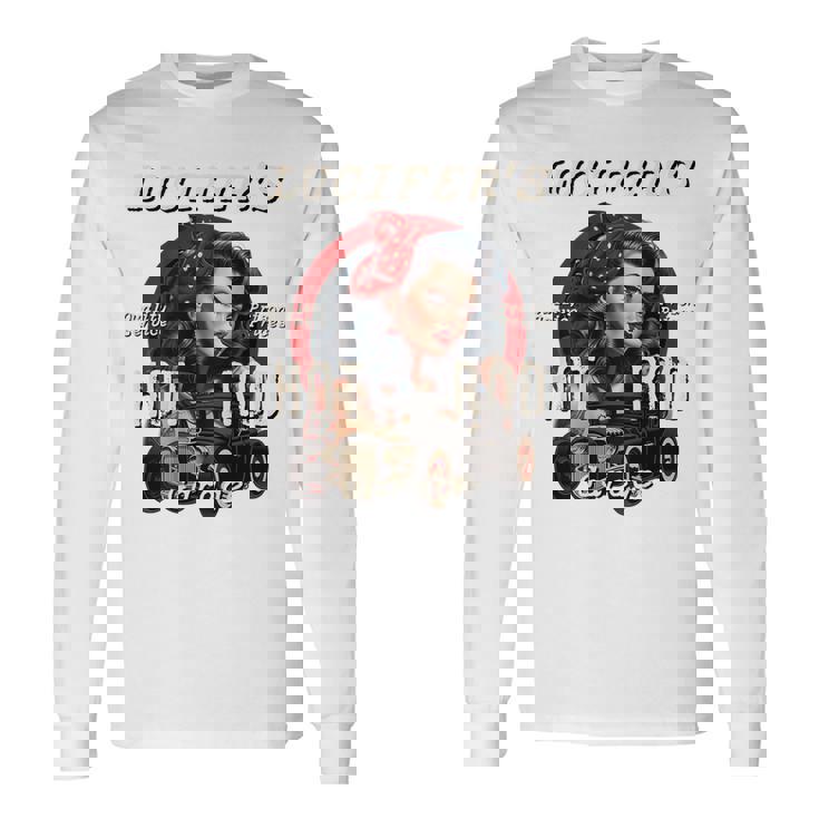 Lucifer's スーパーホットロッド ピンナップガール ロカビリー ガレージ レトロ 長袖Tシャツ