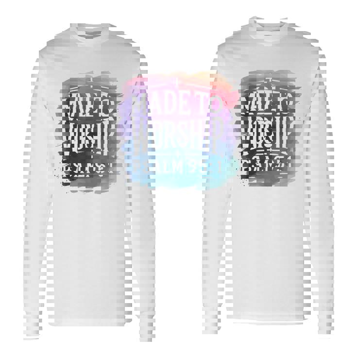 Made To Worship シャツ 礼拝シャツ メンズ & レディース God 長袖Tシャツ