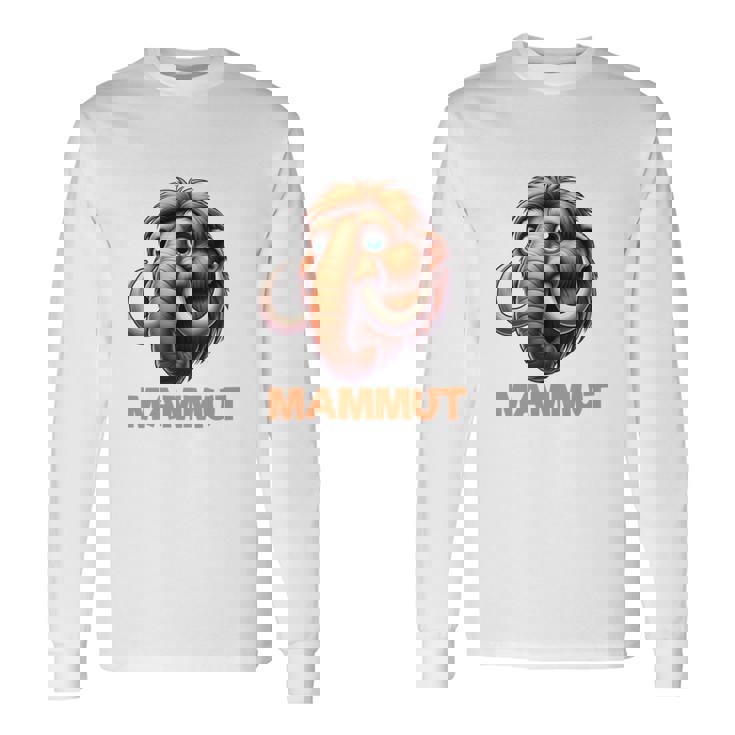 Mammut 氷河期 石器時代 象 ダス イスト マムート コスチューム 長袖tシャツ 長袖Tシャツ