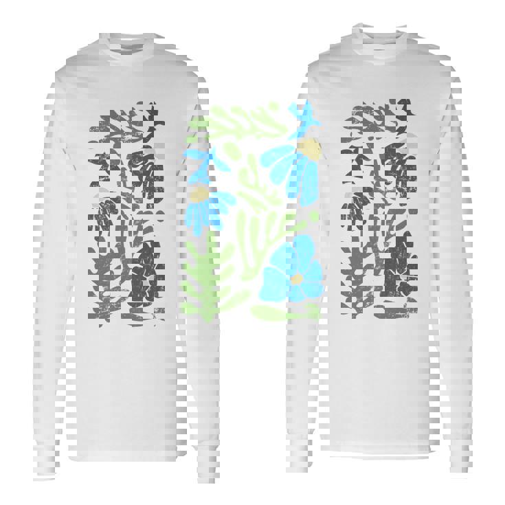 Matisse 抽象 秋 造花 美的 ペイント 長袖tシャツ 長袖Tシャツ