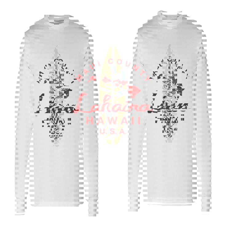 Maui Lahaina ヴィンテージ ハワイ諸島 長袖tシャツ 長袖Tシャツ