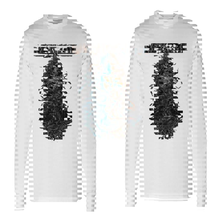 Meshuggah グラフィックデザインギフト Meshuggahファンへのメンズギフト。 長袖tシャツ 長袖Tシャツ