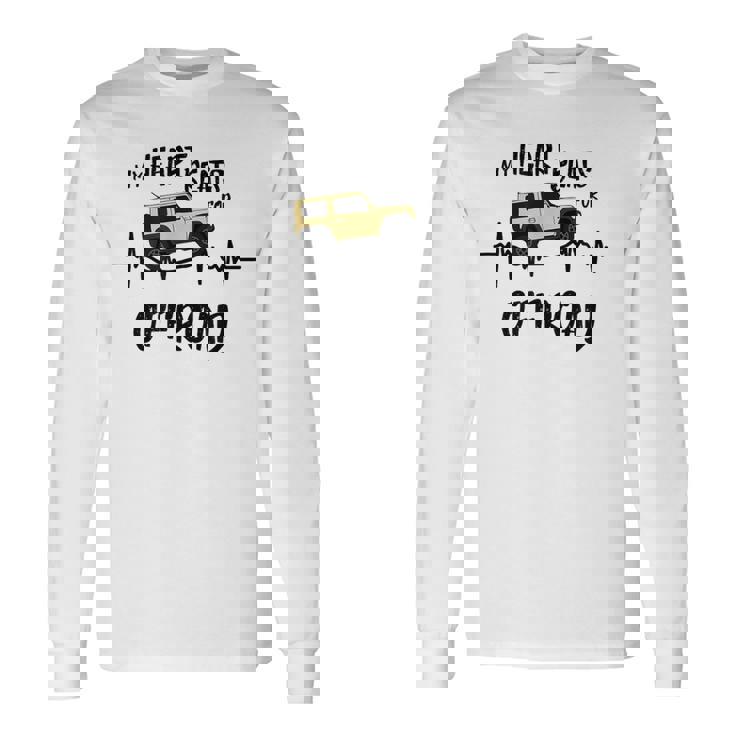 My Heart Beats For オフロード 4X4 Jb74 Gj 4Wd ファンアイボリー 長袖Tシャツ