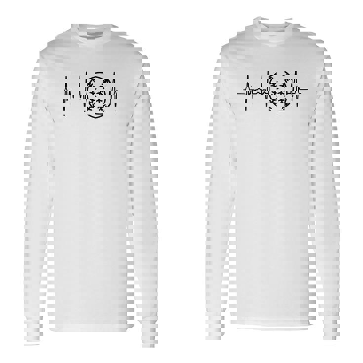 My Heart Beats Foroftball ソフトボーラー ハートビート 長袖Tシャツ