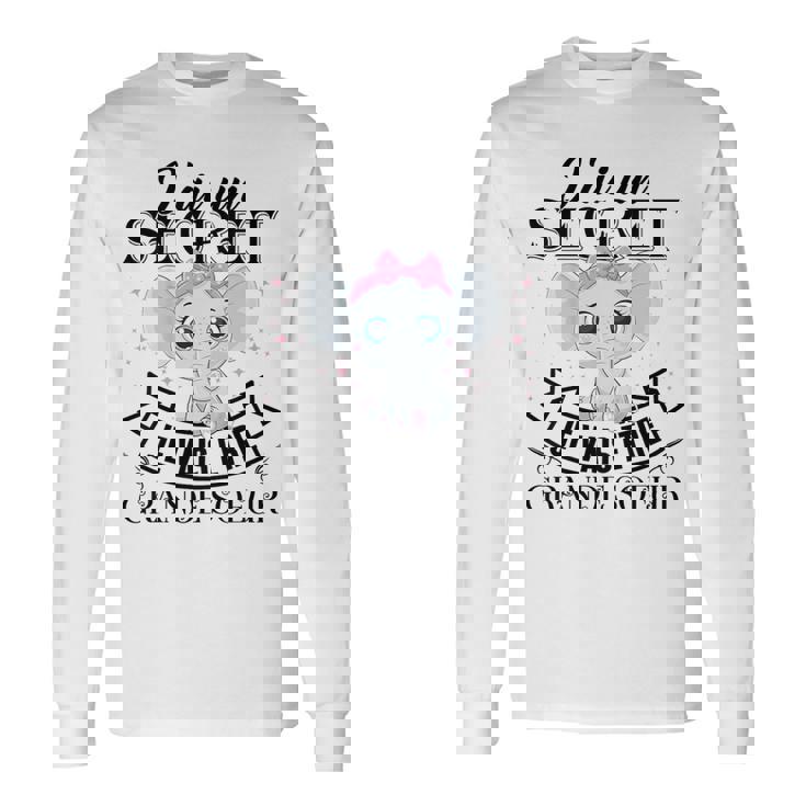 Niños Jeais Être Grande Hermana Futura Hermana Anuncia Regalo Camiseta de manga larga