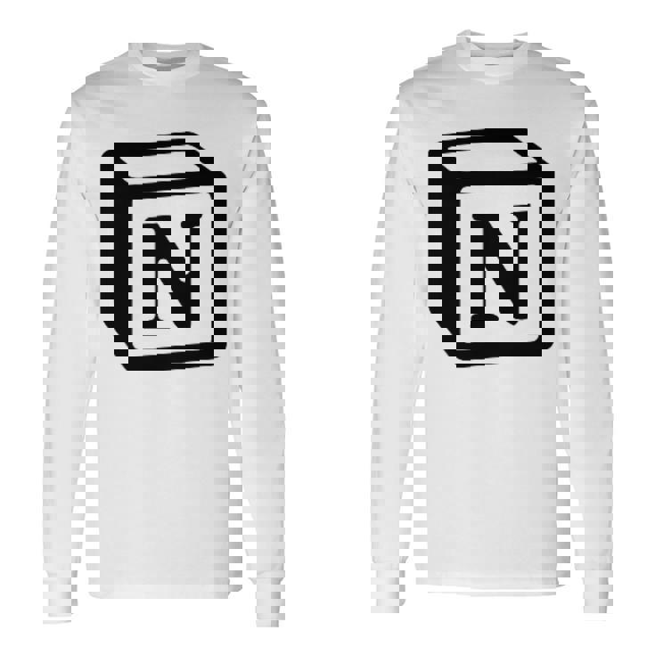 Notion アプリ All Notion Lovers Notion Aesthetic Notionユーザー 長袖Tシャツ