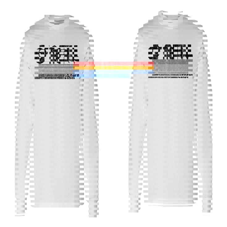 O'neill Ne Hometown Pride Retro 70年代80年代スタイル 長袖Tシャツ