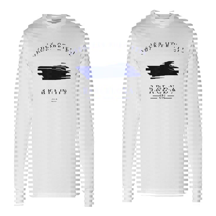 Oneocean Portell Marina バルセロナ ヨットクラブ スペイン リビエラ 長袖Tシャツ