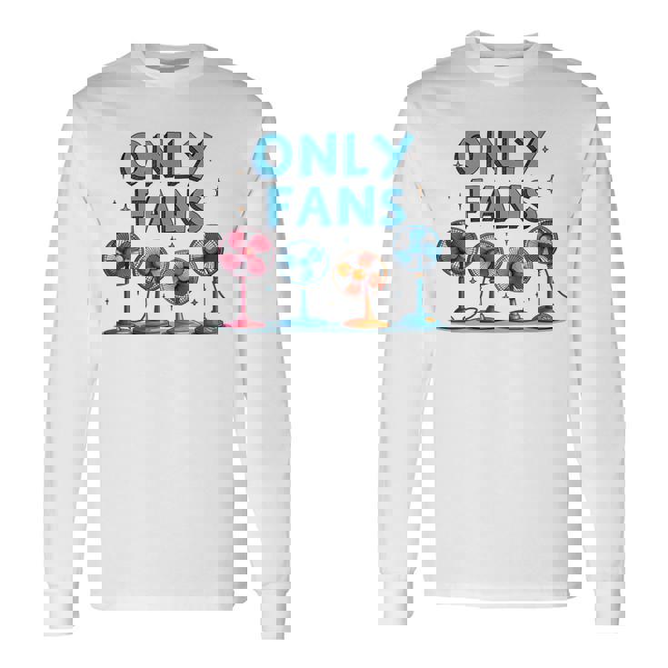 Only Fans 面白い メンズ レディース ギャグジョーク アダルト ユーモア 恥ずかしい 長袖Tシャツ