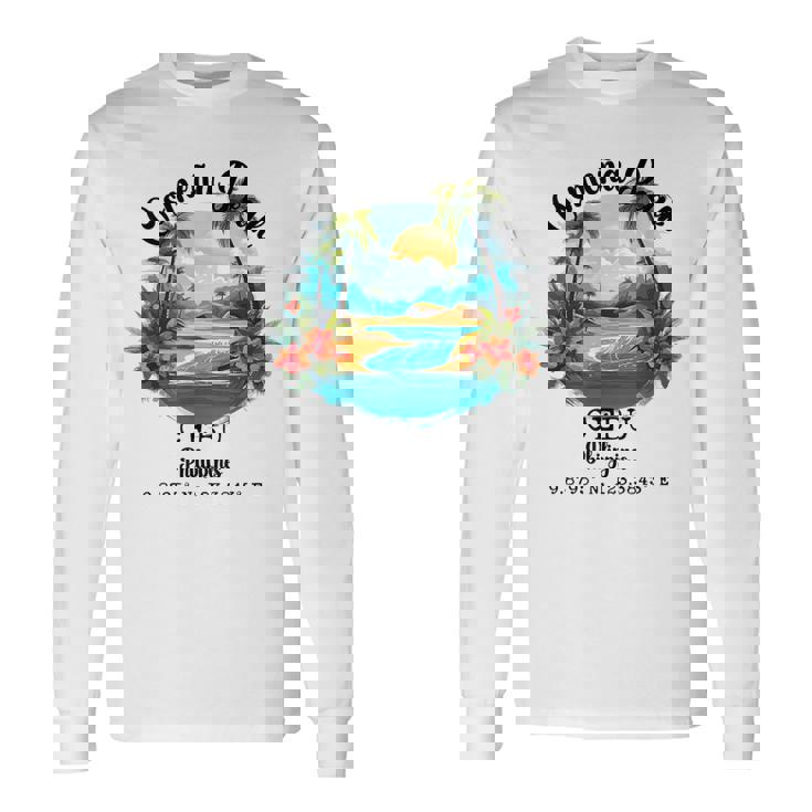 Osmeña Peak セブ フィリピン 島 バケーション お土産 長袖Tシャツ