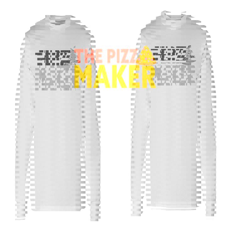 The Pizza Maker Pizza Making 長袖Tシャツ
