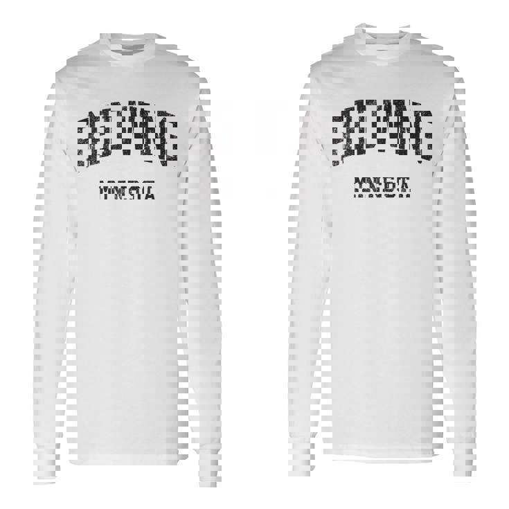 Red Wing ミネソタ Mn ヴィンテージ アスレチック スポーツデザイン 長袖Tシャツ