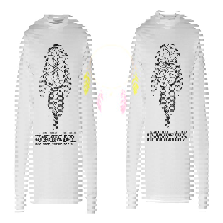 Rosebudioux Tribe Pride ネイティブアメリカン インディアン文化 長袖Tシャツ