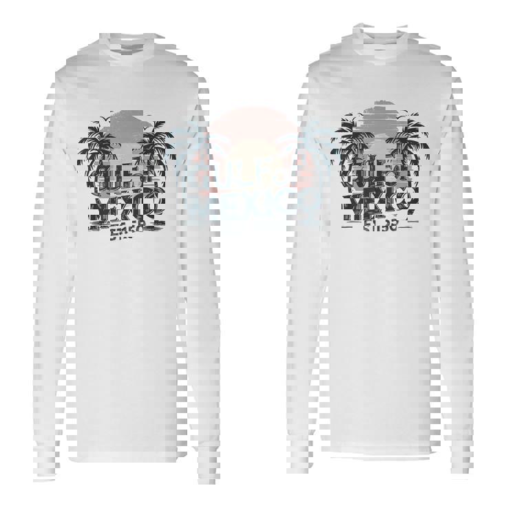 S Con Estampado Retrointage De Estilo Playero De Mexico Forever Camiseta de manga larga