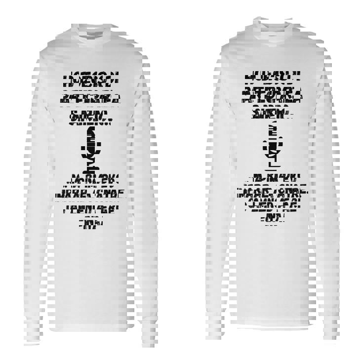 Sanremo 2025 Expression シャツ 長袖Tシャツ