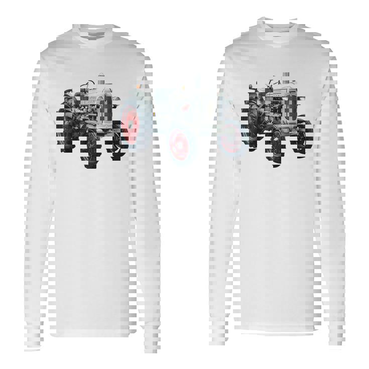 Schueller ヴィンテージ トラクター ドイツ レトロ 長袖Tシャツ