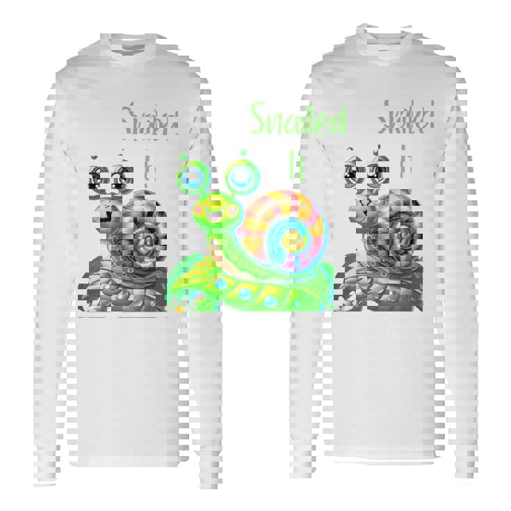 Snailed Itかわいいカタツムリ 長袖tシャツ 長袖Tシャツ