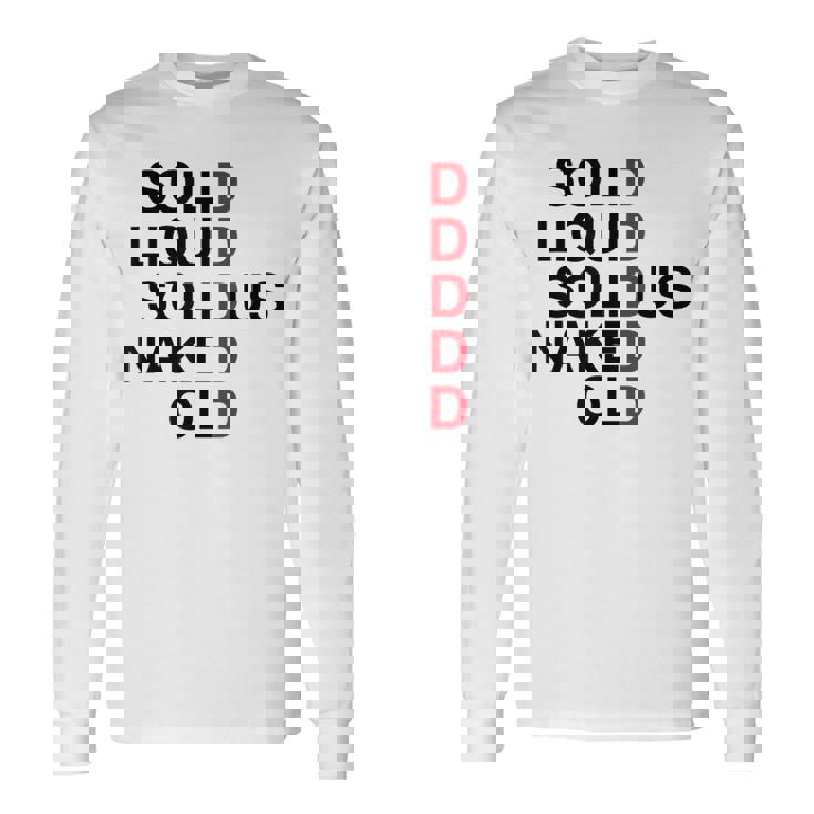 Solid Liquidolidus Naked Old 長袖Tシャツ