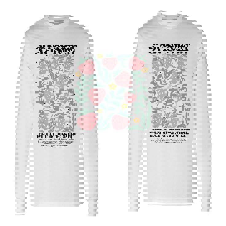 Stayweet Fruit Of Thepirit ストロベリー イエス 長袖Tシャツ