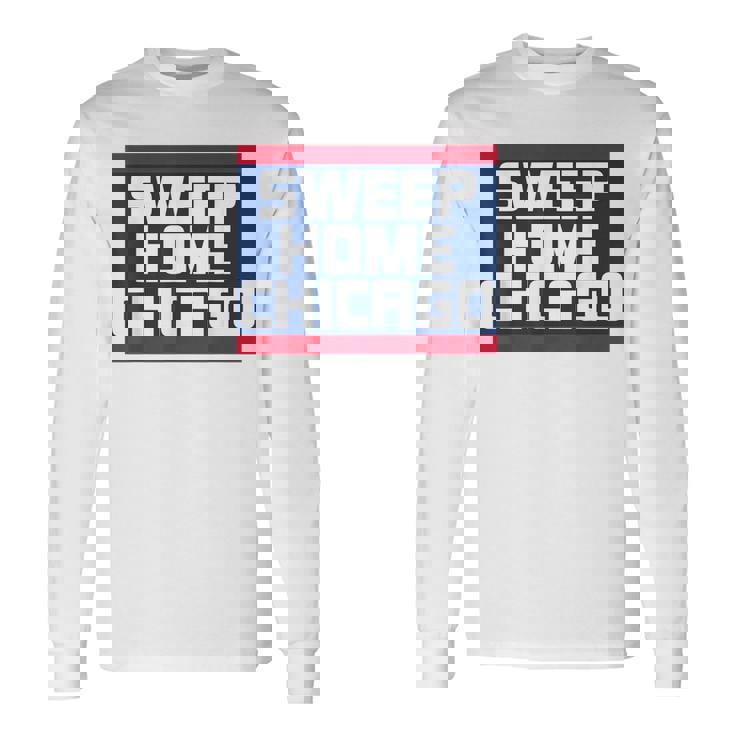 Sweep Home シカゴ野球 サウスサイド チータウン お土産 長袖Tシャツ